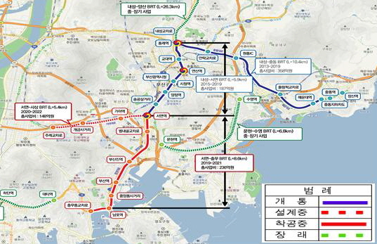 ◇부산 BRT /자료=국토교통부 제공